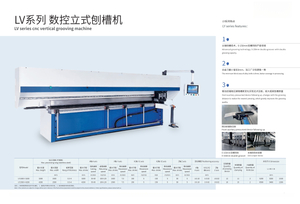 Máquina de ranura vertical de la serie LV CNC 