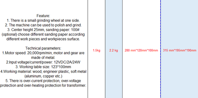 Machina de lijado 20006
