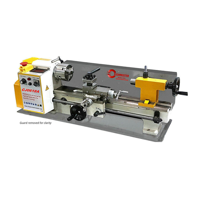 Mini Lathe CJ0618x350 mm Motor de CC sin escobillas 