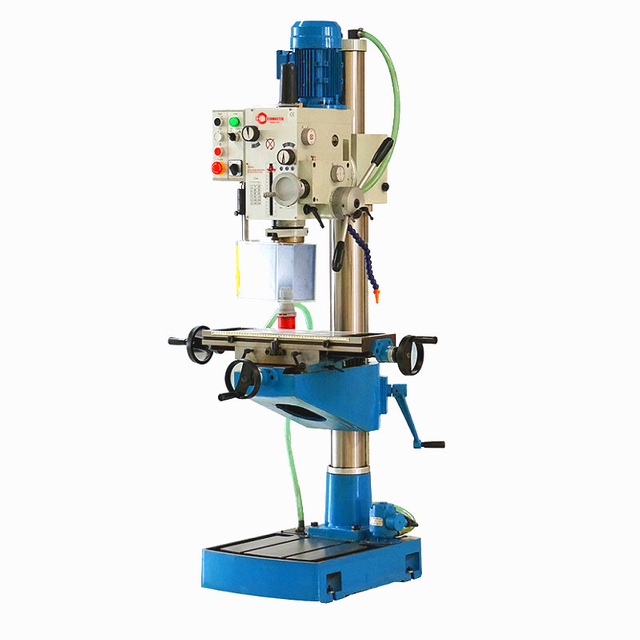 Máquina de perforación de alimentación automática de cabezal de engranaje de soporte y fresado 