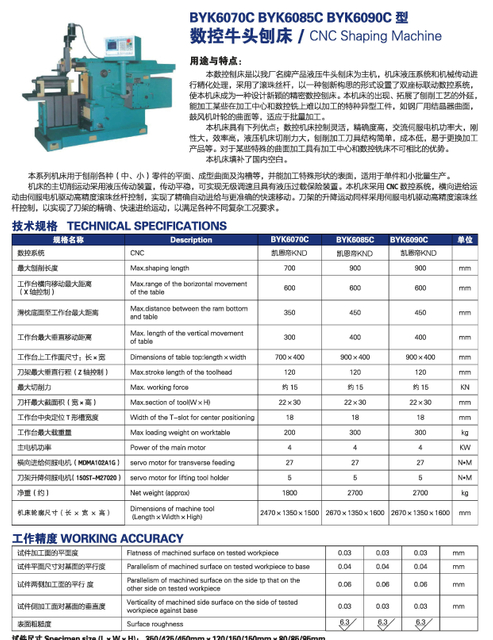 Máquina de modelado CNC BYK6070C-BYK6085C-BYK6090C