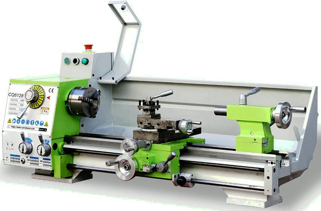 Engranado Heard Bench Lathe CQ6128G 280x700 Mt4 Spindle 280*700 mm Hilo haciendo Máquina de torno de metal
