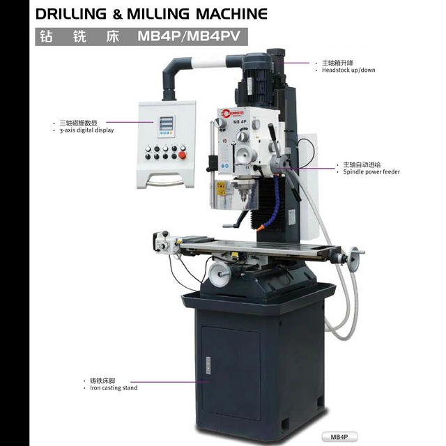 Máquina de perforación y fresado MB4P/MB4PV