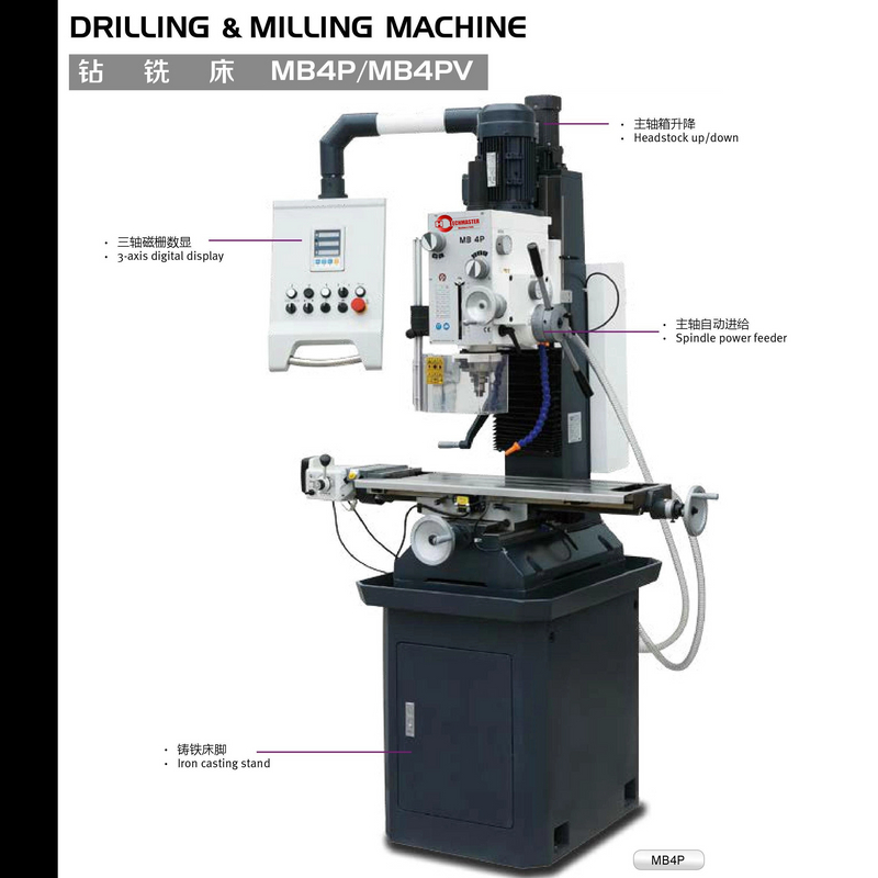 Máquina de perforación y fresado MB4P/MB4PV
