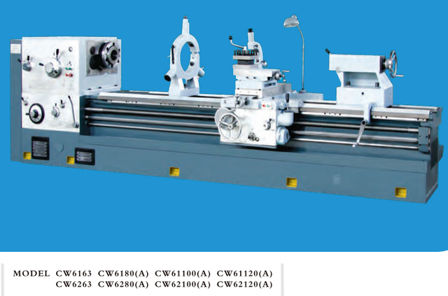  Lathe de servicio pesado CW6163 -CW6180A-CW61100A-CW61120A