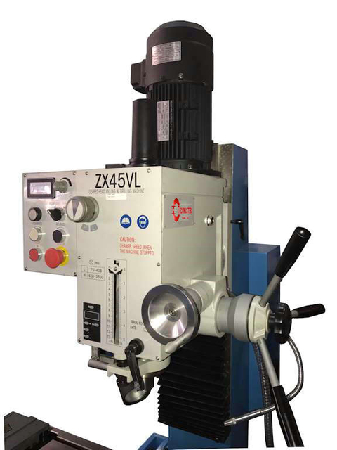 Máquina de perforación y fresado de topio de trabajo de 1000 mm ZX45VL