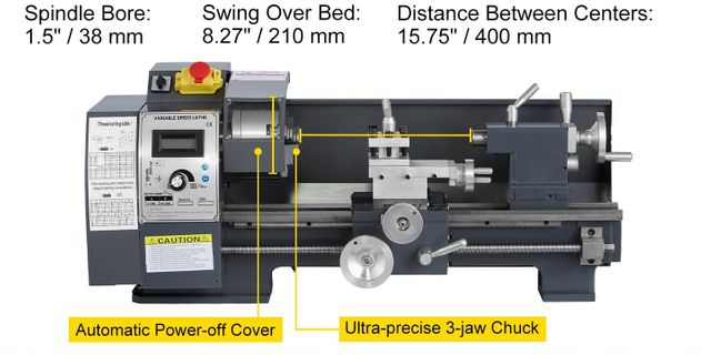 Lathe de banco WM210VX400