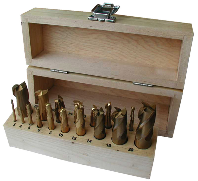 Establezca los molineros de finalización con estuche de madera