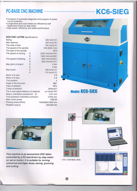 Máquina CNC de la base de Siemens 