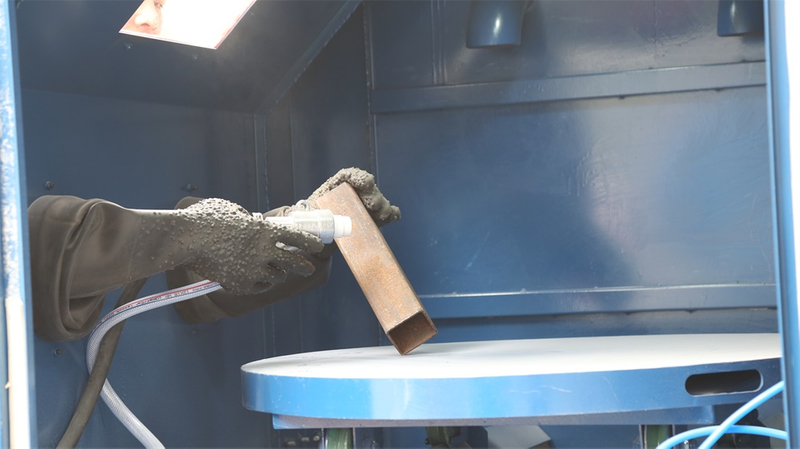 Máquina de explosión de vapor de limpieza de superficie