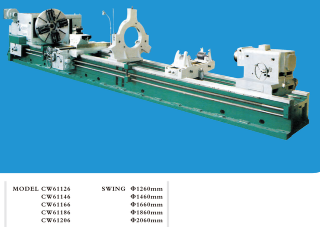 20 toneladas de torno de servicio pesado CW61126-CW61146-CW61166-CW61186-CW61206