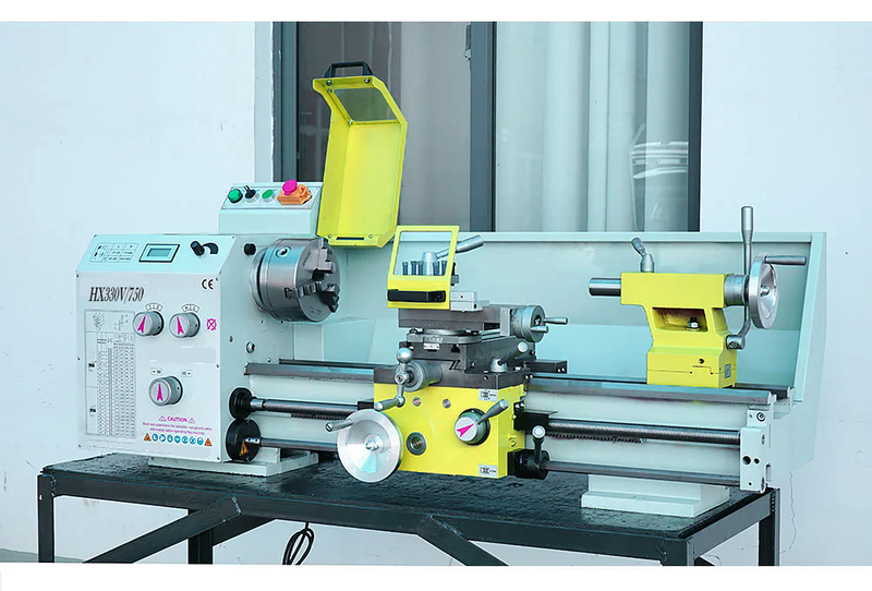 HX330V (330x750 mm) Vario 1500W Motor con Máquina de 160 mm Cuck 915*330 mm Diy Metal Tornio