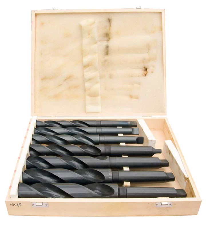 Conjunto de taladro de vástago cónico, mk3/mk4, material fresado