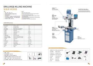 Máquina de perforación y fresado HX30V