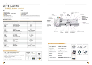 Torno de corte engranado HC330V-915