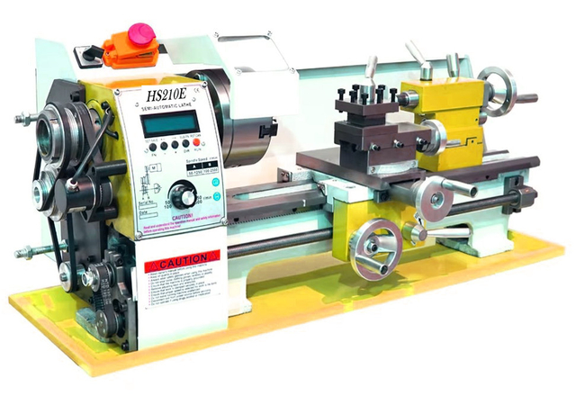 HS210E Auto izquierda y derecha haciendo mini máquina de torno de metal CNC