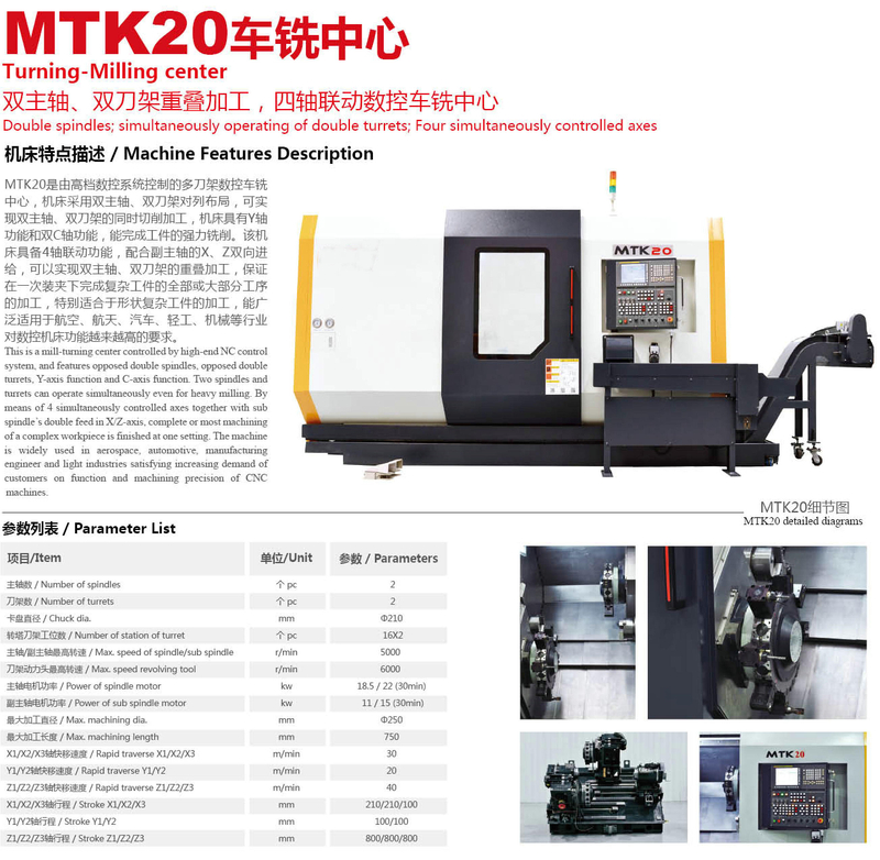 Centro de maching MTK20 