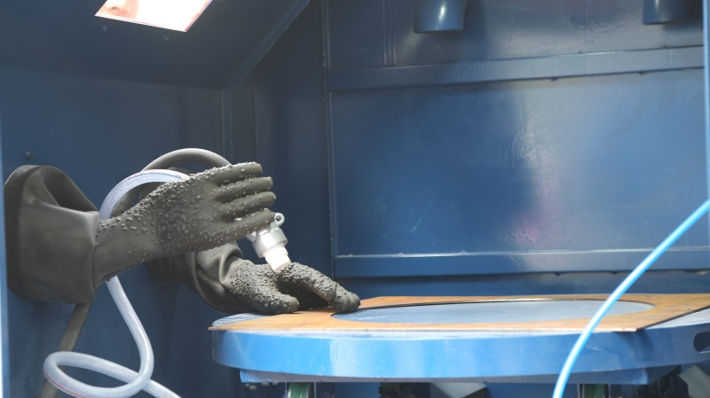 Mini equipo de explosión de vapor sin polvo