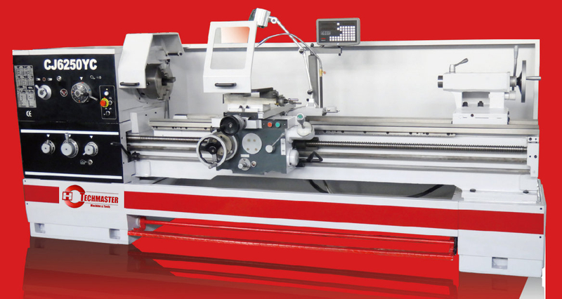 CJYC Precision Lathe/ Huso de 105 mm/ 36-1600rpm/ 13-1400rpm