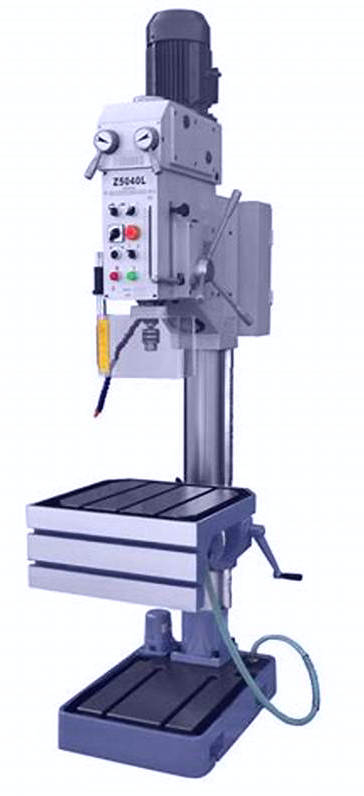 L Tipo de máquina de perforación de columna de mesa de trabajo Z5040L
