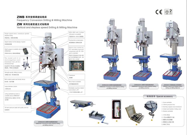 Serie ZWB de máquina de perforación engranada 