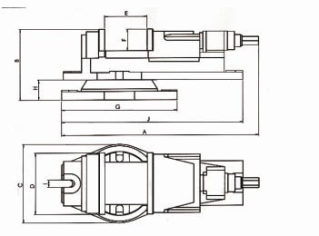 Visual de la máquina EK con base giratoria 