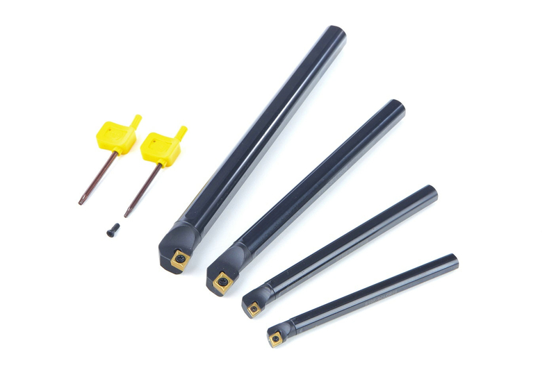 4 Delige binnendraaibeitelset se reunió con HM Wisselplaten