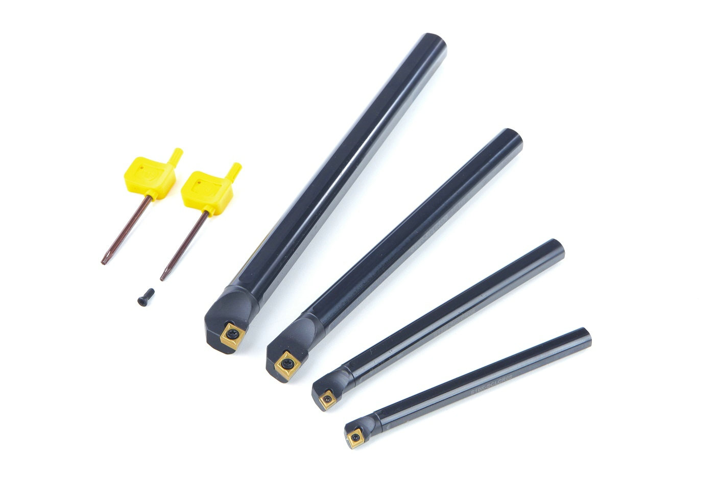 4 Delige binnendraaibeitelset se reunió con HM Wisselplaten