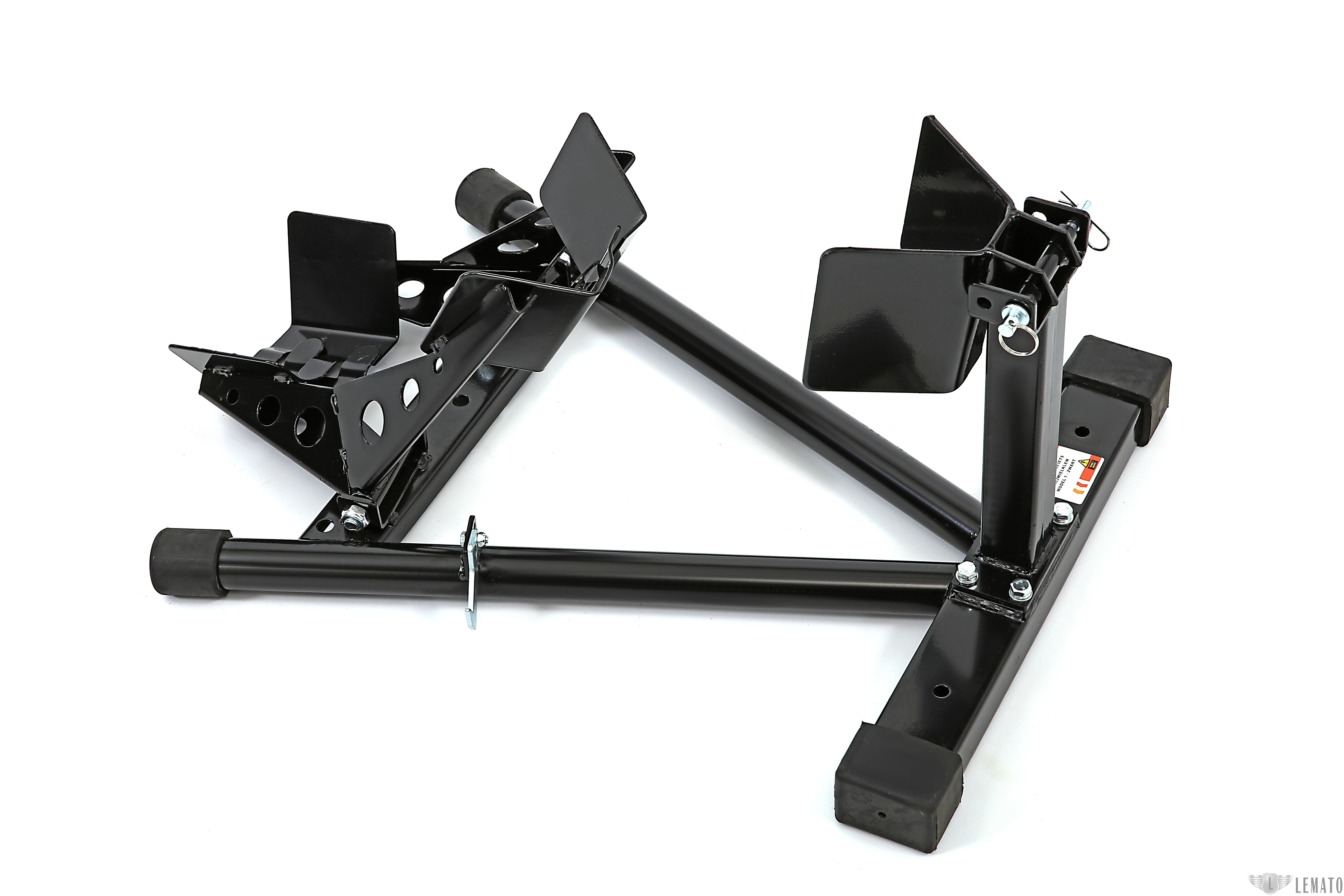 Motorfiets Inrijwielklem Modelo 1 Zwart