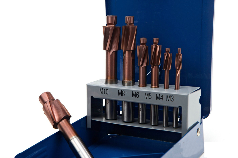 Delige HSS - 5% Cobalt Inbus Verzinkfrezenset